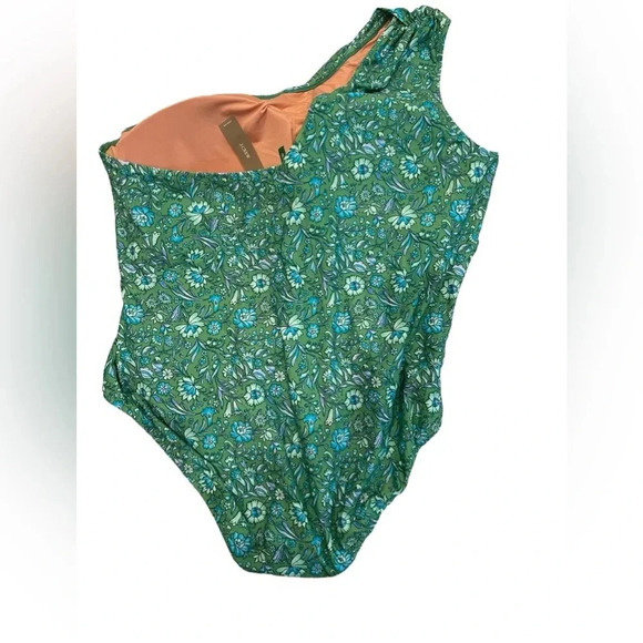 NWT J Crew Ruched One Shoulder One Piece - Picture 3 of 5